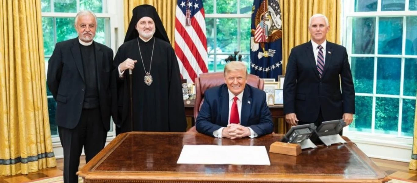 Ελπιδοφόρος: Προσευχόμαστε για ταχεία ανάρρωση του Αμερικανού προέδρου Ντόναλντ Τραμπ